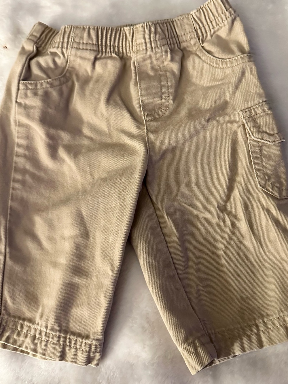 okie dokie Tan Cargo Shorts for Boys